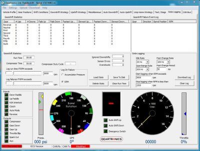 Shiftview data logging