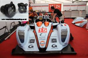 Oak LMP2 with Racetech Harnessing LED headlamps